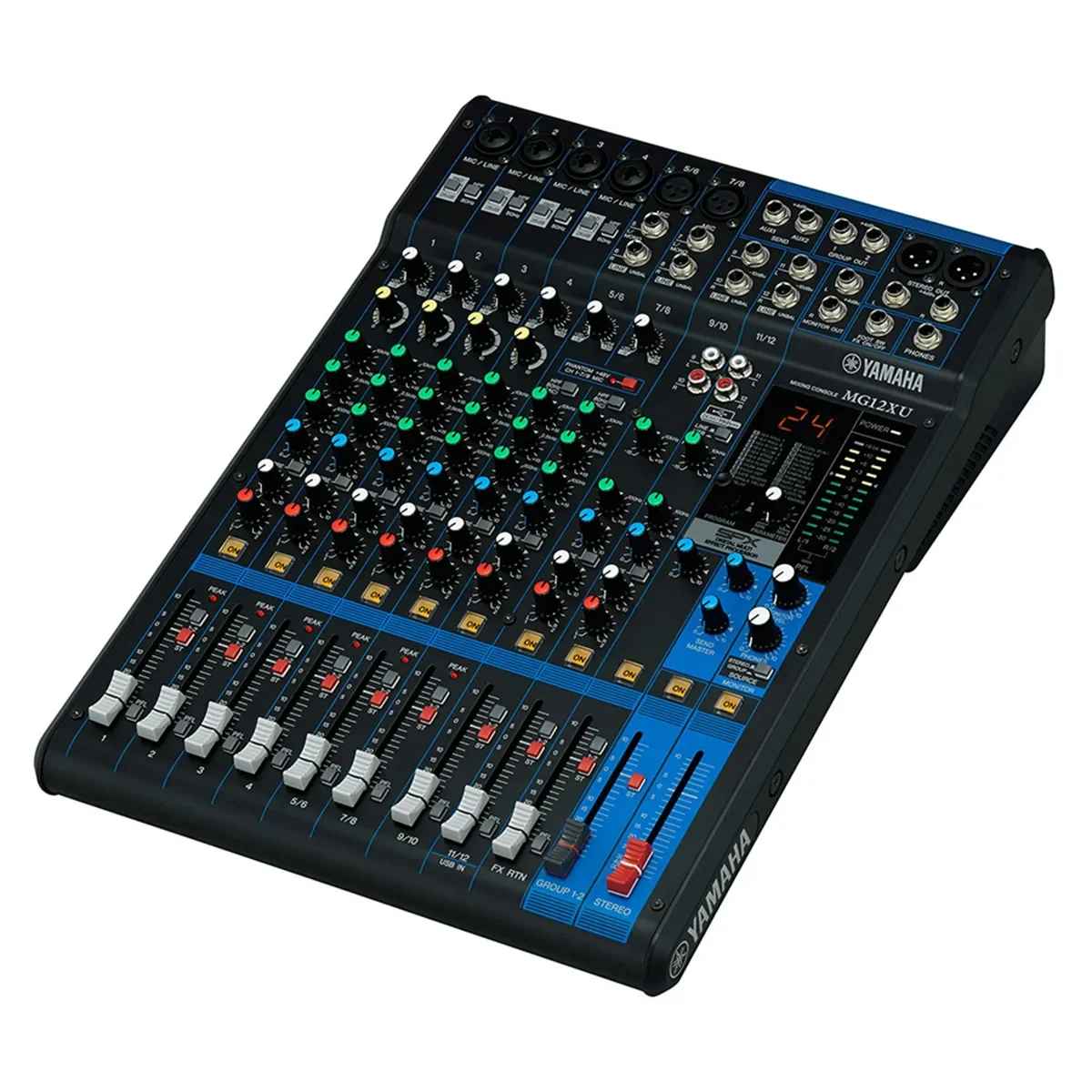Bàn mixer Yamaha MG12XU (Mixer Analog, 12 kênh, 4 Mono, 4 Stereo)